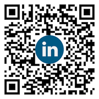 QR code avec logo LinkedIn
